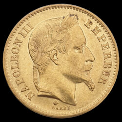 Kép 1/3 - 20 Frank 1868 A III. Napóleon