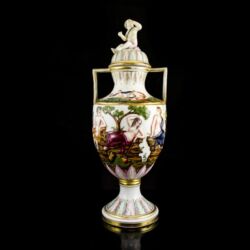 Picture 2/7 -Capodimonte-style pair of urns