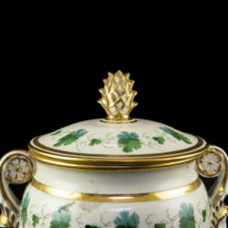 Kép 4/5 - Alt Wien porcelán fedeles cukortartó (1825)