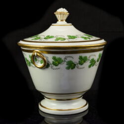 Kép 2/4 - Alt Wien porcelán fedeles cukortató