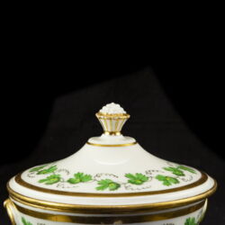 Kép 3/4 - Alt Wien porcelán fedeles cukortató