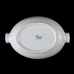 Picture 2/2 -Herend ashtray with blue funnel flowers