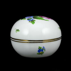 Picture 2/5 -Herend small bonbonniere painted with flower decor