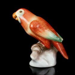 Kép 1/5 - Herendi porcelán papagáj figura