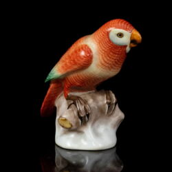 Kép 2/5 - Herendi porcelán papagáj figura
