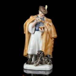 Kép 5/5 - Herendi porcelán kenyérszelő juhász kisplasztika