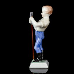 Picture 3/5 -Herend porcelain figurine: A lad sharpening his scythe
