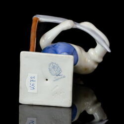 Picture 5/5 -Herend porcelain figurine: A lad sharpening his scythe