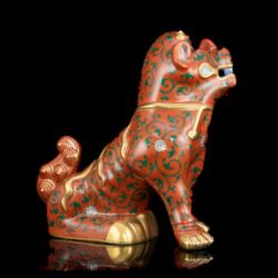 Picture 3/10 -Herendi Foo kutya porcelán figura (1947)