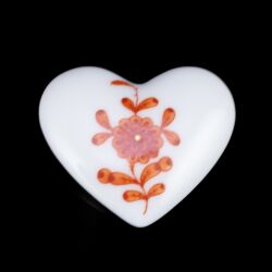 Picture 1/2 -Szív alakú Herendi porcelán kitűző kis bross