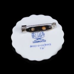 Picture 2/2 -Herendi (Apponyi) kék festett porcelán kitűző kis bross