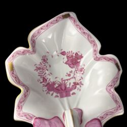 Picture 4/5 -Herendi porcelán dupla kínálótál pink indiaikosár dekorral 