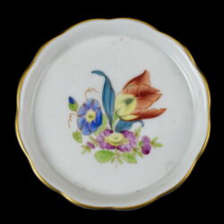 Picture 1/2 -Herend Plate with tulip flower pattern