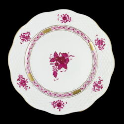 Kép 1/2 - Herendi pink Apponyi mintás süteményes kistányér