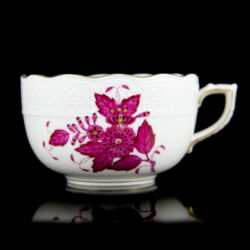 Kép 1/3 - Herendi pink Apponyi mintás teáscsésze (alj nélkül)