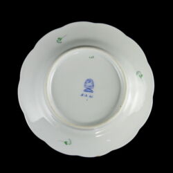 Kép 2/2 - Herendi zöld Apponyi mintás mignonos tányér