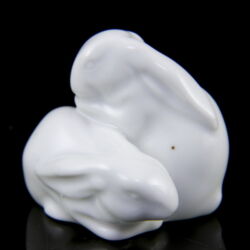 Picture 1/3 -Herend small pair of rabbit figurines