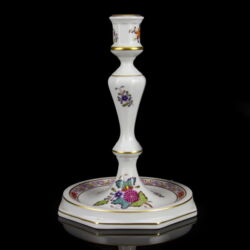 Kép 1/2 - Herendi porcelán Apponyi multicolor mintás gyertyatartó