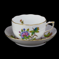 Picture 1/4 -Herendi teáscsésze és alj Viktória (VBO) dekorral