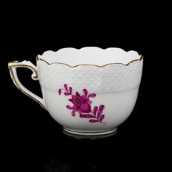 Picture 2/3 -Pink Apponyi dekorral festett Herendi kávéscsésze (alj nélkül!)