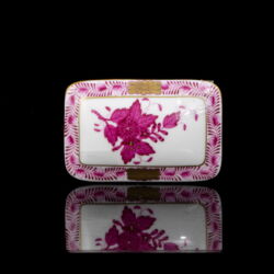 Picture 3/4 -Herendi pink Apponyi porcelán dobozka