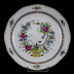 Picture 8/11 -Herend Dinner set for 6 (FV) with Indian basket decor (multi color)