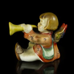 Kép 2/2 - Hummel kerámia figura angyalka trombitával