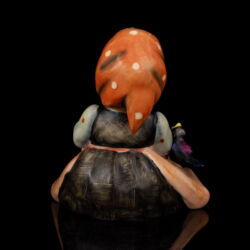 Kép 5/7 - Goebel "Happy Pastime" kötögető kislány figura