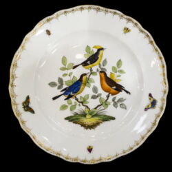 Kép 1/3 - Meisseni stílusú porcelán tányér