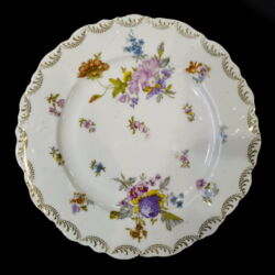 Kép 2/5 - O.& E.G .Royal (Oskar & EdgarGutherz Royal) Austria porcelán süteményes tányér 12 db