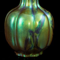 Picture 3/5 -Zsolnay Eosine-glazed "tomato" small vase