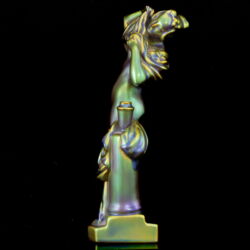 Picture 3/6 -Zsolnay Eozin mázas porcelán nő alak korsóval