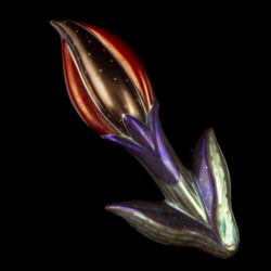 Kép 1/4 - Zsolnay bimbós tulipán falidísz