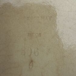 Picture 5/5 -Zsolnay tálka festett kőszári kecskékkel