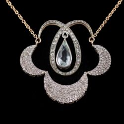 Picture 2/4 -Nyakék akvamarinnal és gyémántokkal