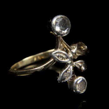 Art Nouveau style diamond ring