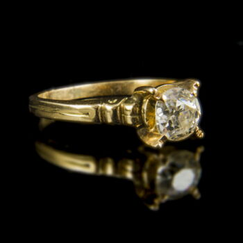 Eljegyzési gyűrű gyémánt kővel (0.93 ct)