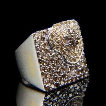 Salavetti fehérarany design gyűrű
