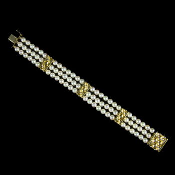 Zwikker & Zacher 3-row pearl bracelet