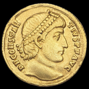 Constantius II roman emperor gold solidus