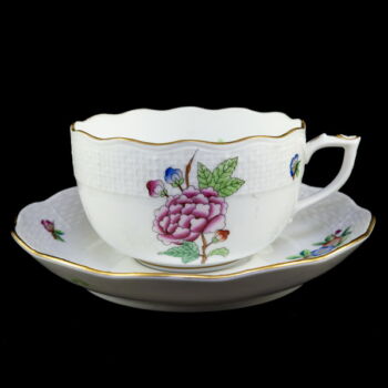 Herend ETON-patterned tea cup and saucer ​