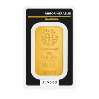 Argor-Heraeus 50g Gold Bar