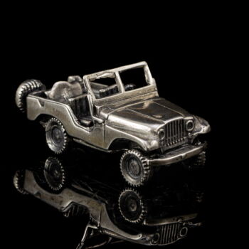Mini ezüst JEEP