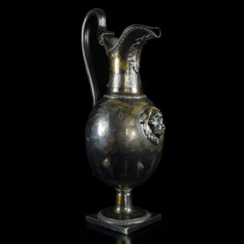 French empire silver wine jug