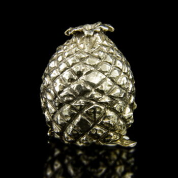 Ananász forma pici ezüst szelence