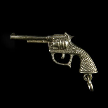 Ezüst mini revolver