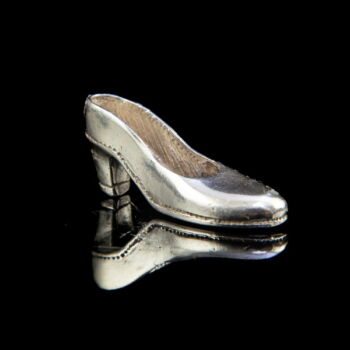 Mini ezüst női cipő