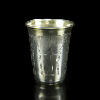Orosz ezüst vodkás pohár