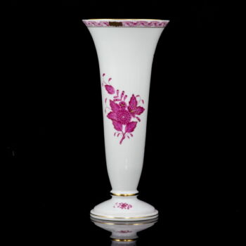 Herendi pink Apponyi tölcsér váza