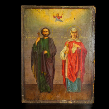 Szent Alexandr és Matróna vértanúk ikon